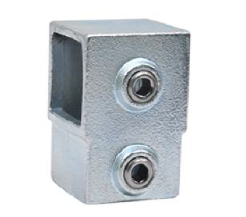 Raccord en T court 40 mm – Série 101F, tube galvanisé